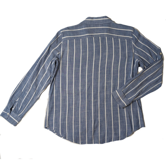 Karl Lagerfeld Paris Striped Shirt - Picture 2 of 6